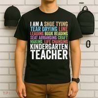 I Am A Kindergarten Teacher Cool Gift Creative Gift T-Shirt thumb 6