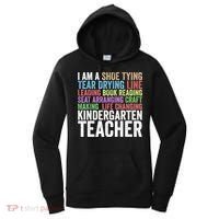 I Am A Kindergarten Teacher Cool Gift Creative Gift Women's Hoodie thumb 0
