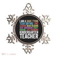 I Am A Kindergarten Teacher Cool Gift Creative Gift Ornament thumb 0