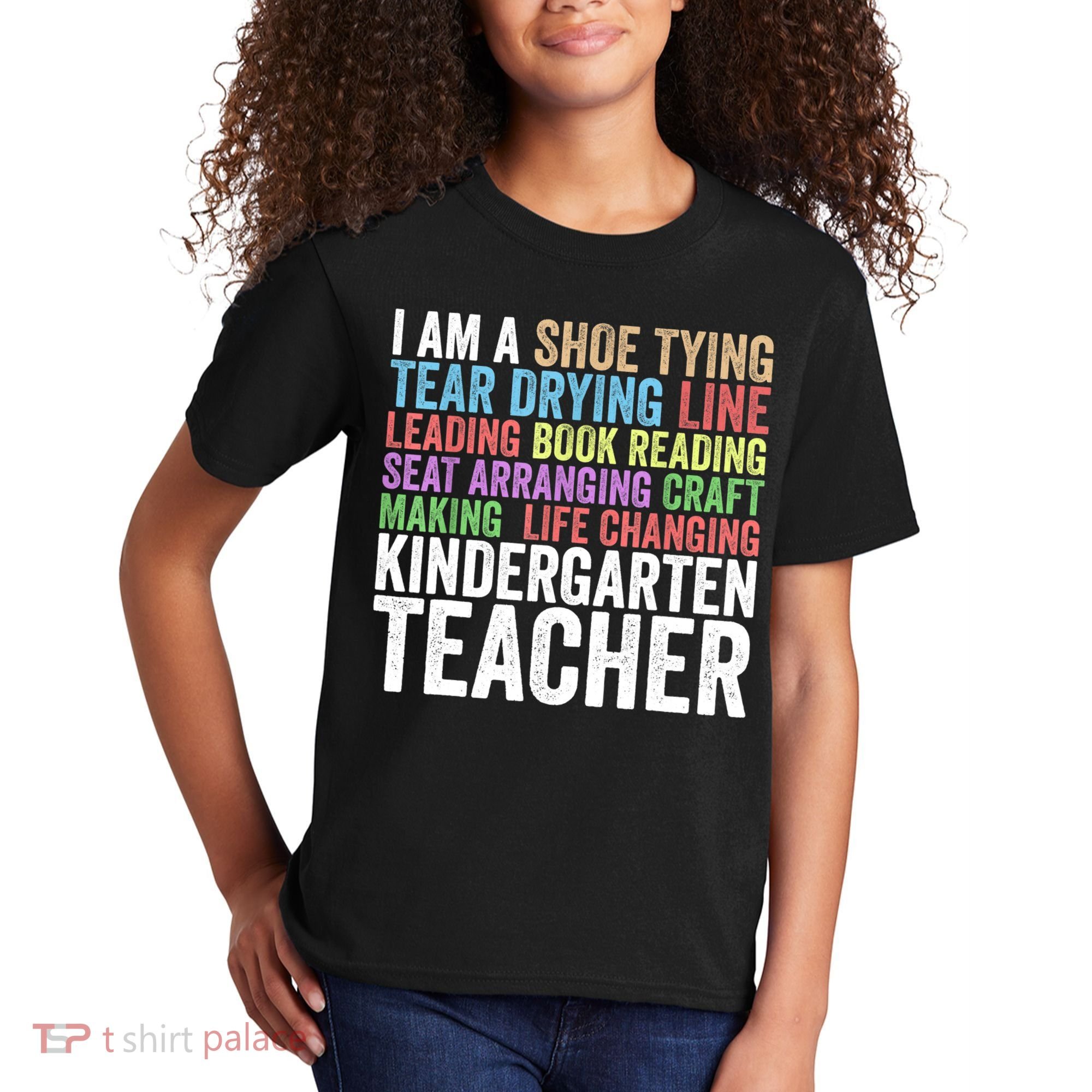 I Am A Kindergarten Teacher Cool Gift Creative Gift Kids T-Shirt