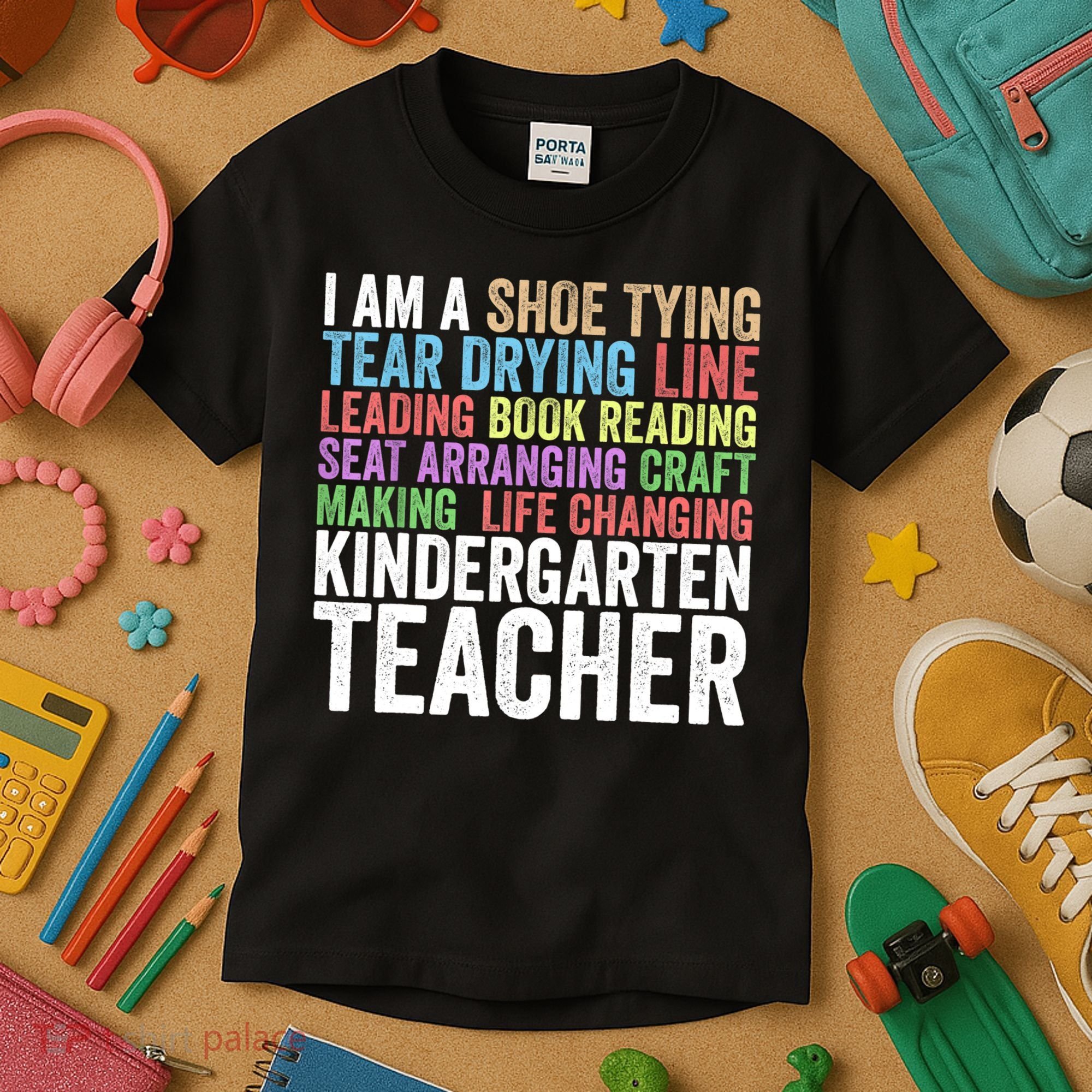I Am A Kindergarten Teacher Cool Gift Creative Gift Kids T-Shirt