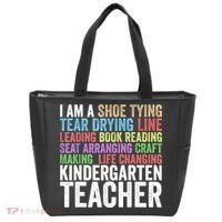 I Am A Kindergarten Teacher Cool Gift Creative Gift Tote Bag thumb 0