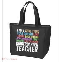 I Am A Kindergarten Teacher Cool Gift Creative Gift Tote Bag thumb 3