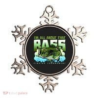 I Am All About That Bass Fishing Ornament thumb 0