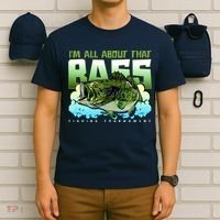 I Am All About That Bass Fishing T-Shirt thumb 6