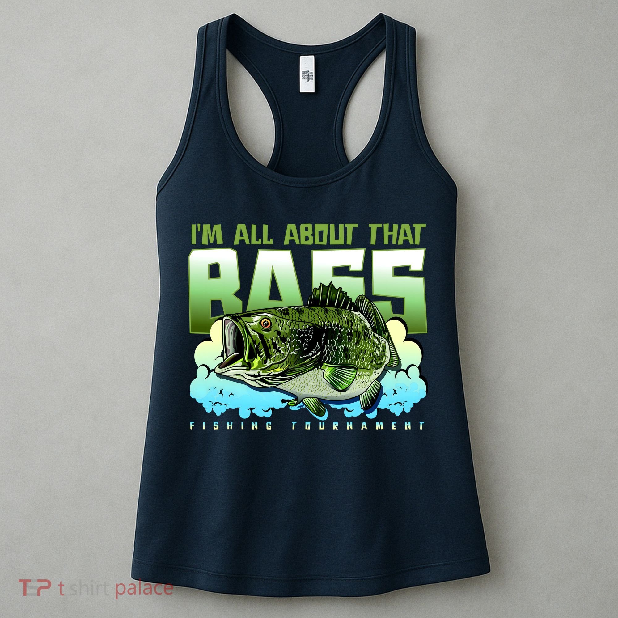I Am All About That Bass Fishing Women's Tank Top