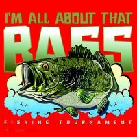 I Am All About That Bass Fishing Santa Hat thumb 1