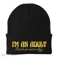 I'm An Adult Technically Adultish 18th Birthday Beanie thumb 0