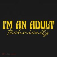 I'm An Adult Technically Adultish 18th Birthday Women's Hoodie thumb 2