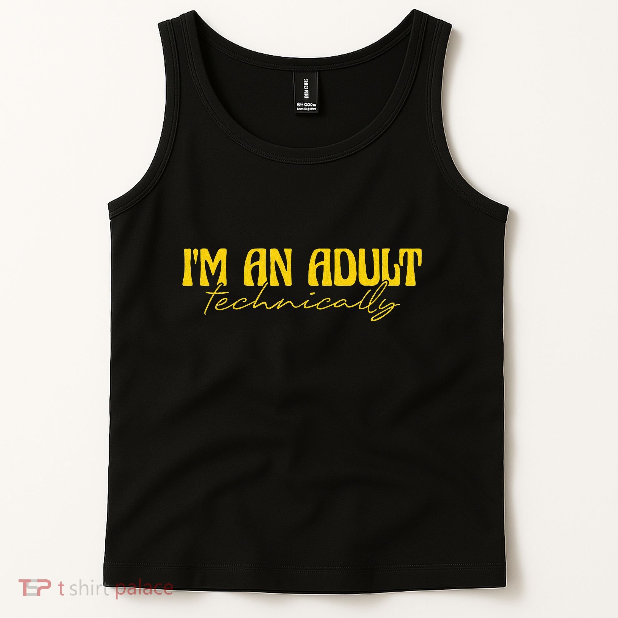 I'm An Adult Technically Adultish 18th Birthday Tank Top