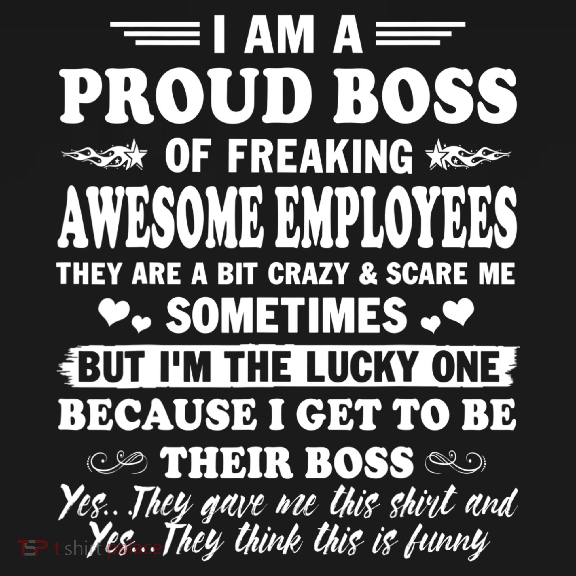 I Am A Proud Boss Of Freaking Awesome Employees Funny Backpack