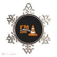 I Am A Traffic Cone Halloween Costume IM Lazy Easy Ornament thumb 0
