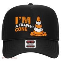 I Am A Traffic Cone Halloween Costume IM Lazy Easy Hat thumb 0