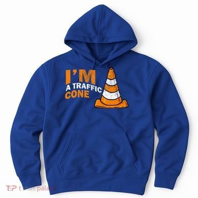 I Am A Traffic Cone Halloween Costume IM Lazy Easy Hoodie