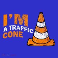 I Am A Traffic Cone Halloween Costume IM Lazy Easy Toddler Hoodie thumb 2