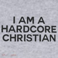 I Am A Hardcore Christian Front Horner Hater Back Women's Sweatshirt thumb 2