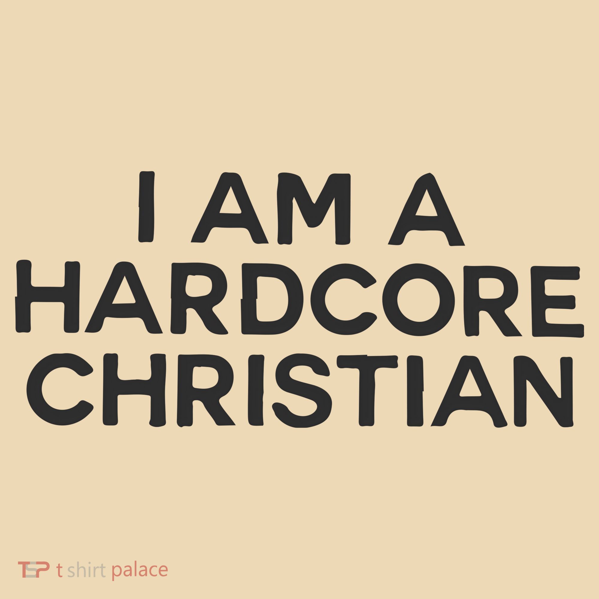 I Am A Hardcore Christian Front Horner Hater Back Tote Bag