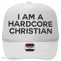 I Am A Hardcore Christian Front Horner Hater Back Hat thumb 0