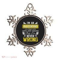 Im An Accountant To Save Time Auditor Auditing Bookkeeper Ornament thumb 0