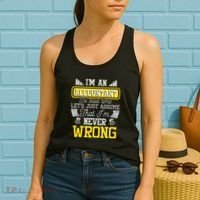 Im An Accountant To Save Time Auditor Auditing Bookkeeper Women's Tank Top thumb 2