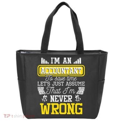 Im An Accountant To Save Time Auditor Auditing Bookkeeper Tote Bag