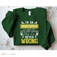 Im An Accountant To Save Time Auditor Auditing Bookkeeper Sweatshirt thumb 2