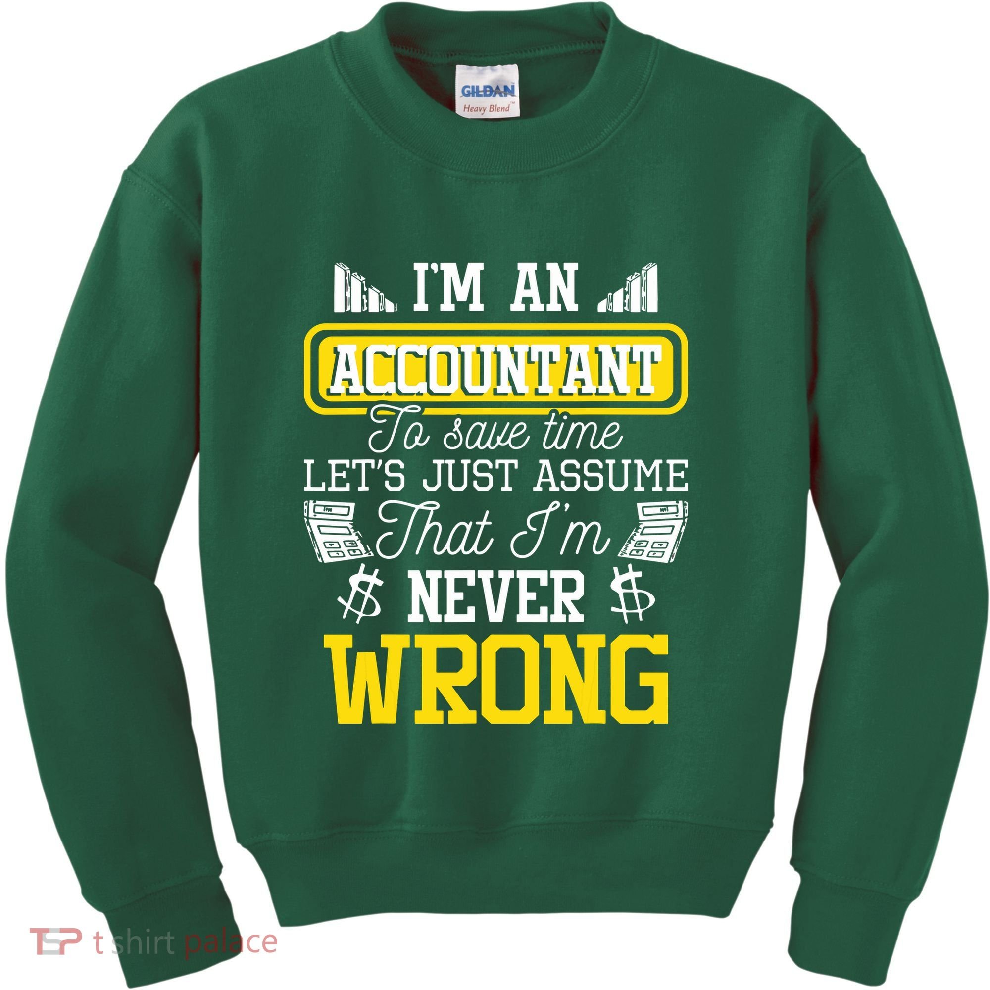 Im An Accountant To Save Time Auditor Auditing Bookkeeper Kids Sweatshirt