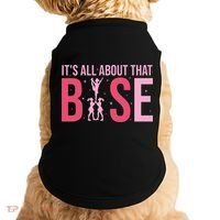 Its All About That Base Cheer Funny Cheerleader Cheerleading Doggie Tank thumb 0