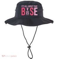 Its All About That Base Cheer Funny Cheerleader Cheerleading Bucket Hat thumb 0
