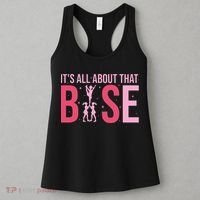 Its All About That Base Cheer Funny Cheerleader Cheerleading Women's Tank Top thumb 3