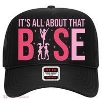 Its All About That Base Cheer Funny Cheerleader Cheerleading Hat thumb 0