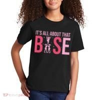 Its All About That Base Cheer Funny Cheerleader Cheerleading Kids T-Shirt thumb 2