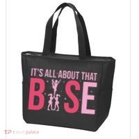 Its All About That Base Cheer Funny Cheerleader Cheerleading Tote Bag thumb 3