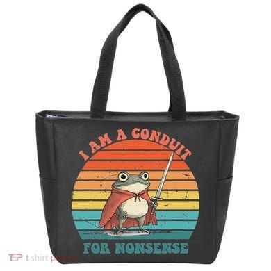 I Am A Conduit For Nonsense Design Tote Bag