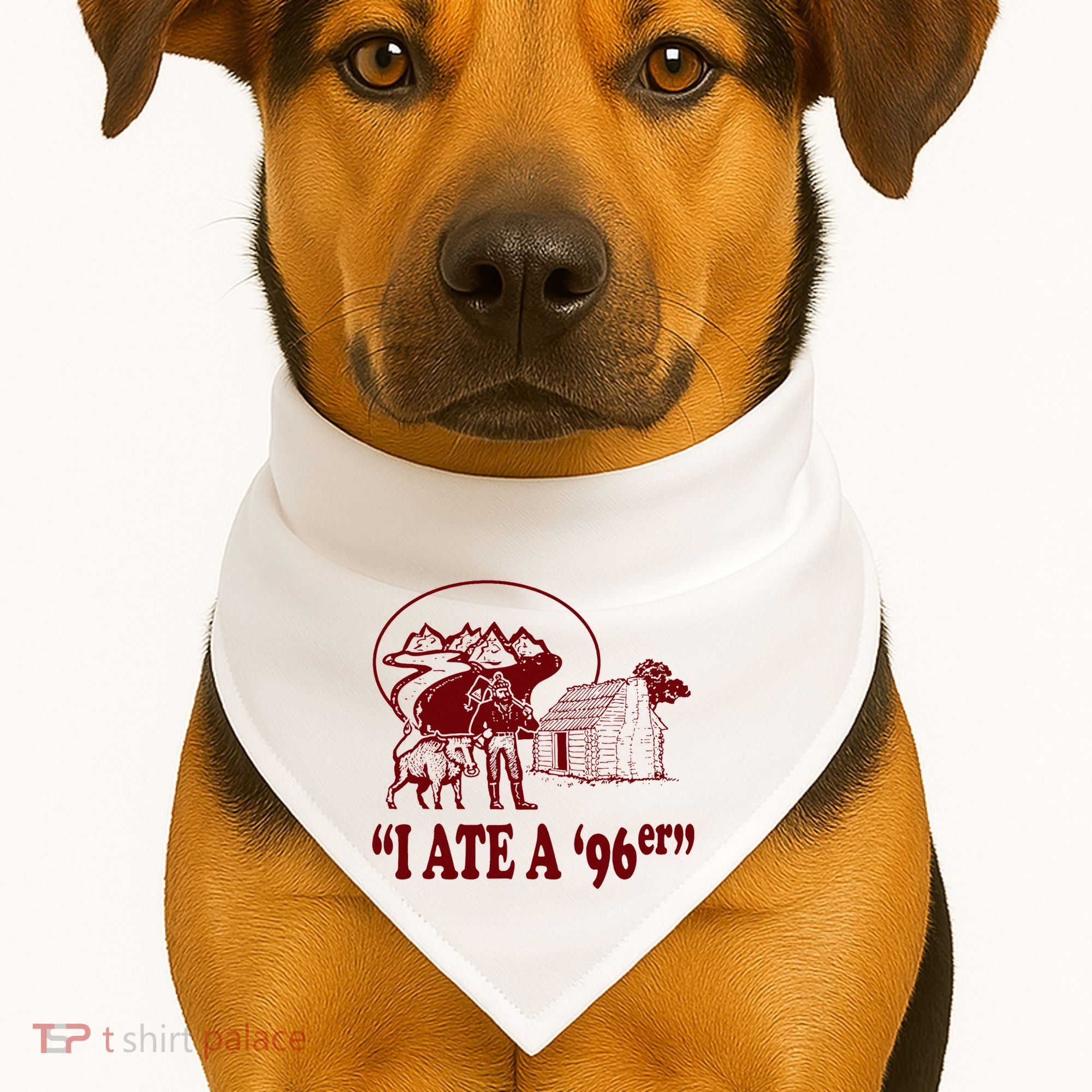 I Ate A 96er USA-Made Doggie Bandana