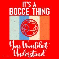 Its A Bocce Thing You Wouldnt Understand Bocce Ball Gift Santa Hat thumb 1