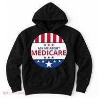 Insurance Agent Broker Sales Marketing Ask Me About Medicare Hoodie thumb 0