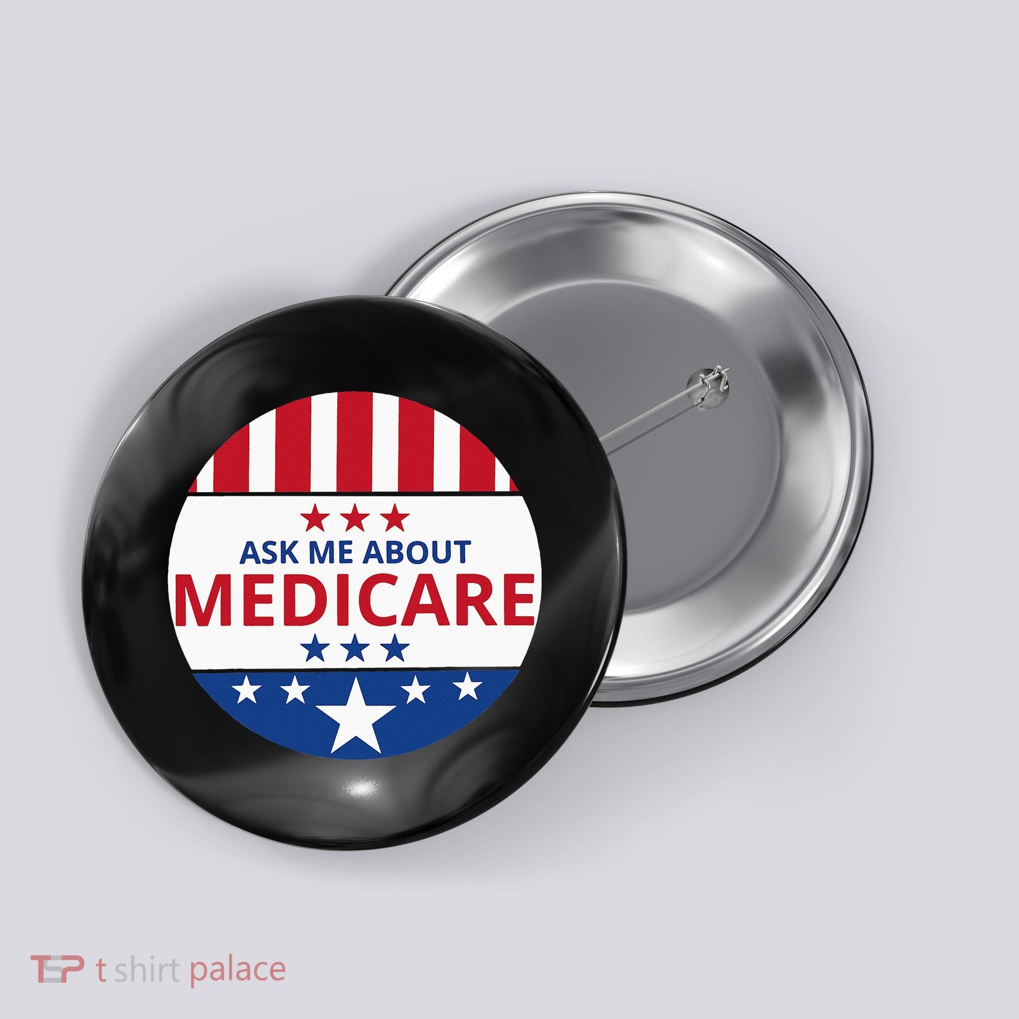 Insurance Agent Broker Sales Marketing Ask Me About Medicare Button