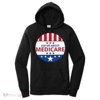 Insurance Agent Broker Sales Marketing Ask Me About Medicare Women's Hoodie thumb 0
