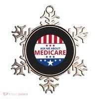 Insurance Agent Broker Sales Marketing Ask Me About Medicare Ornament thumb 0