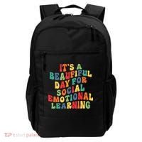 It's A Beautiful Day For Social Emotional Learning Teacher Backpack thumb 0