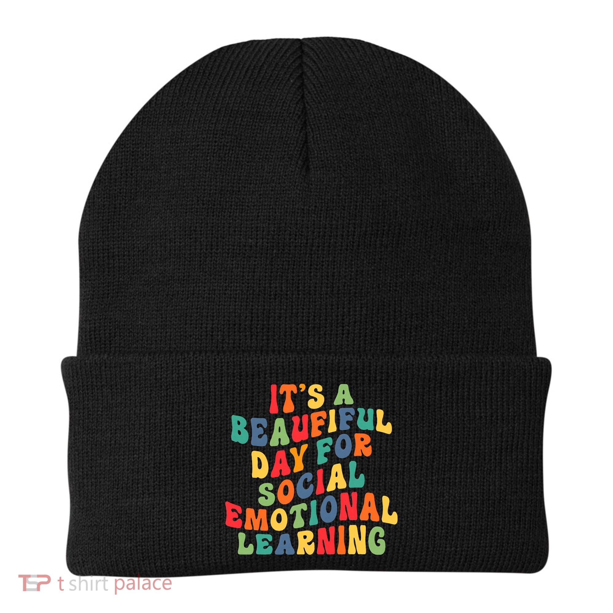It's A Beautiful Day For Social Emotional Learning Teacher Beanie