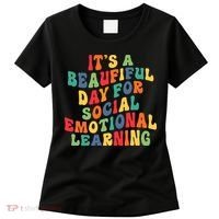 It's A Beautiful Day For Social Emotional Learning Teacher Women's T-Shirt thumb 0