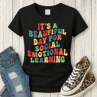 It's A Beautiful Day For Social Emotional Learning Teacher Women's T-Shirt thumb 3