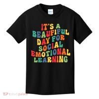 It's A Beautiful Day For Social Emotional Learning Teacher Kids T-Shirt thumb 0