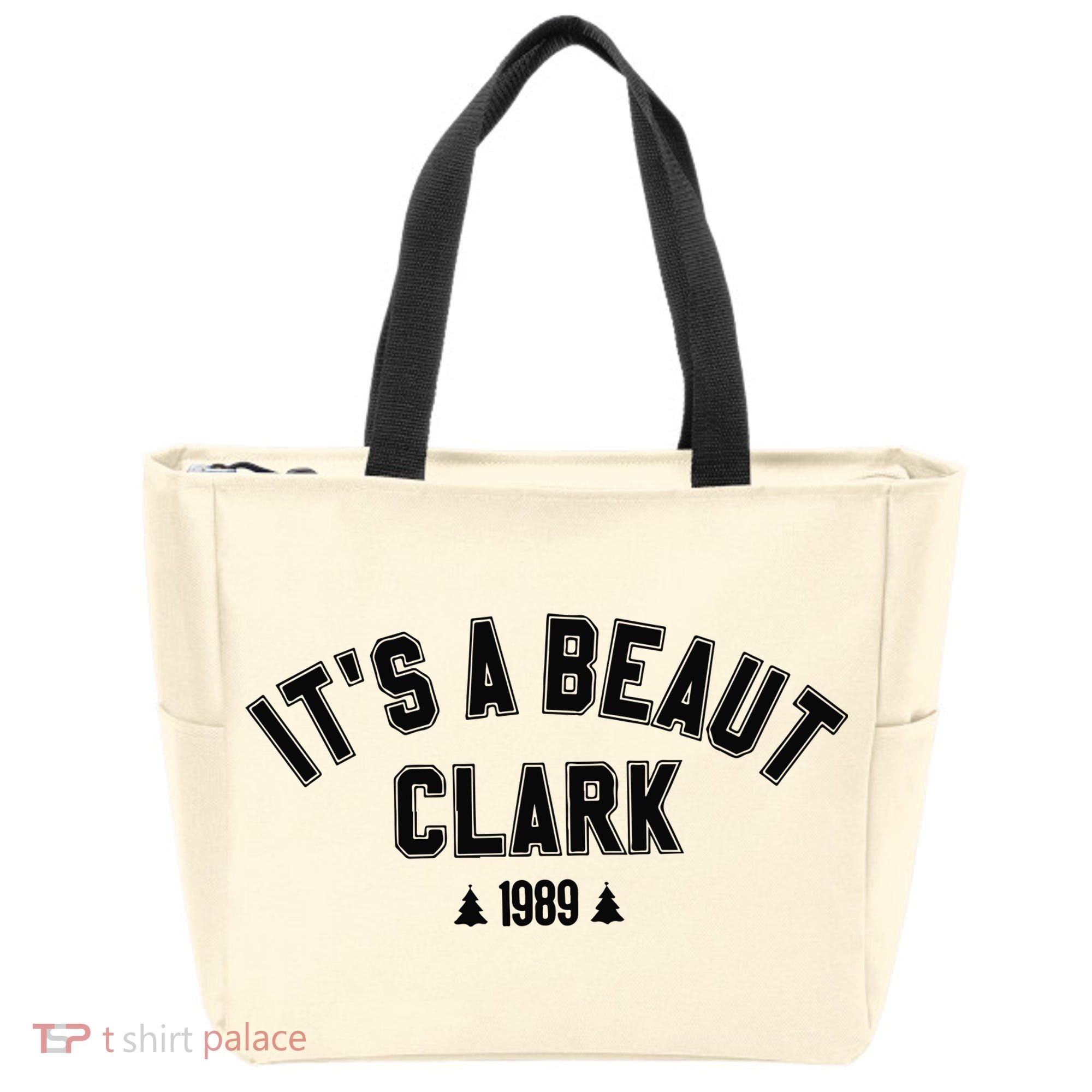 Its A Beaut Clark 1989 Christmas Tree Tote Bag