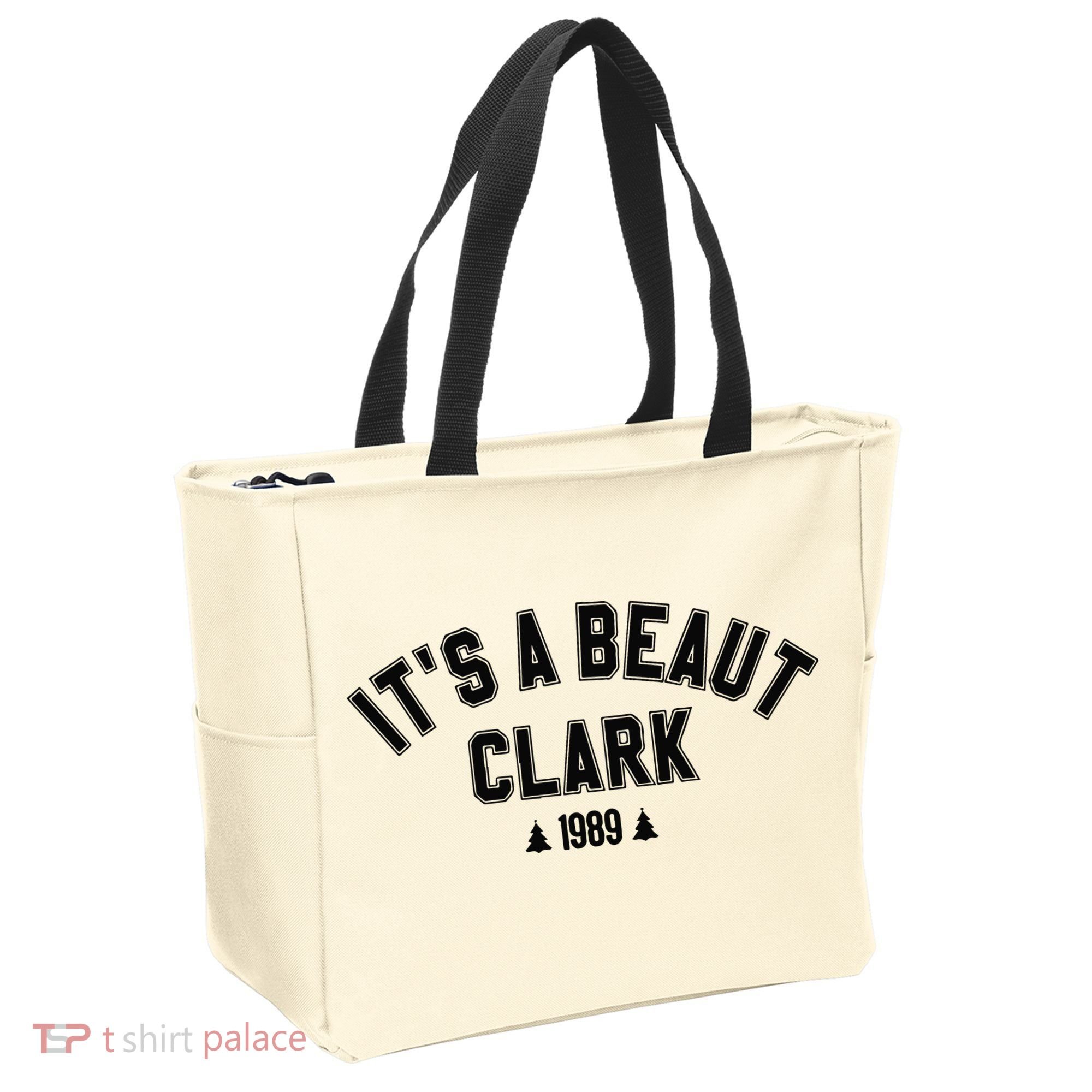 Its A Beaut Clark 1989 Christmas Tree Tote Bag