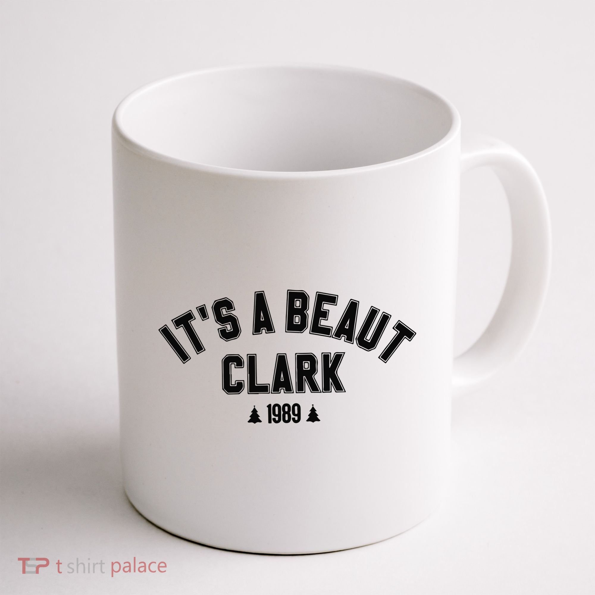 Its A Beaut Clark 1989 Christmas Tree Coffee Mug