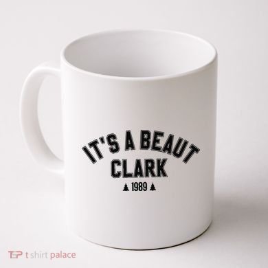 Its A Beaut Clark 1989 Christmas Tree Coffee Mug