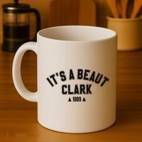 Its A Beaut Clark 1989 Christmas Tree Coffee Mug thumb 4